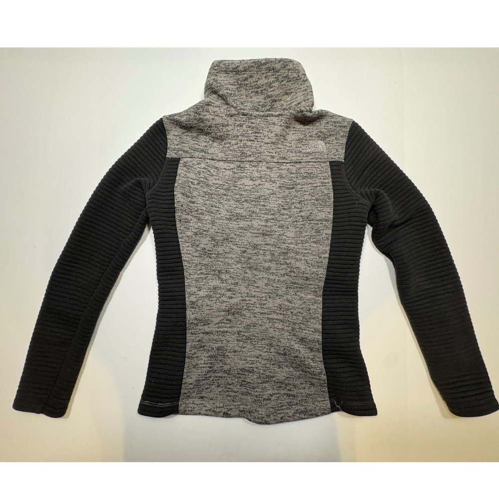 The North Face Womens Jacket Gray Black Full Zip Long Sleeve Athletic XS - Picture 7 of 11
